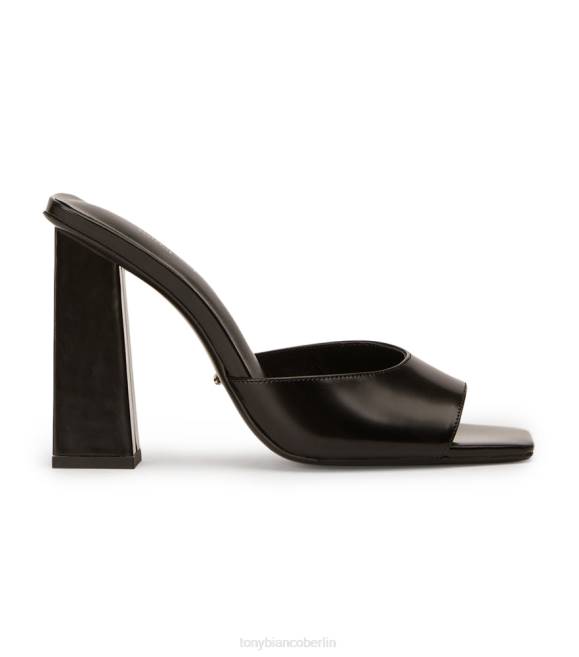 Blockabsätze| de Tony Bianco Frauen Naja-Heels Schwarz, hochglänzend 4624224