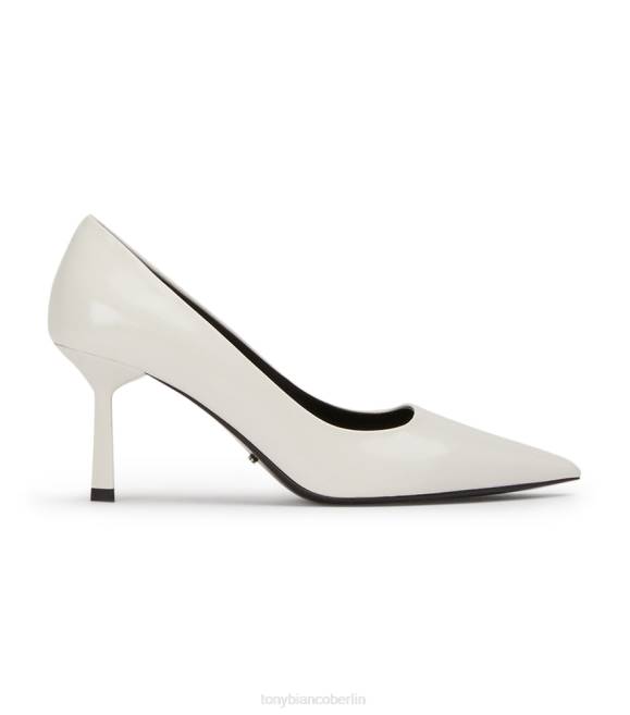 niedrige Absätze| de Tony Bianco Frauen Billy Heels Weiß, hochglänzend 4624249
