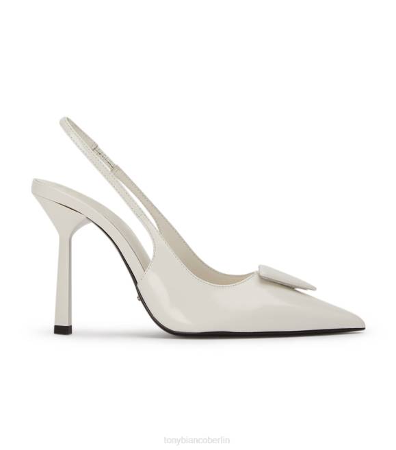 Pumps | de Tony Bianco Frauen Ingwer-Absätze Weiß, hochglänzend 4624332