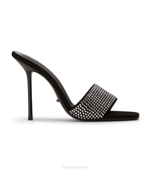 Stöckelschuhe| de Tony Bianco Frauen Naomi Heels klares Kristall/schwarzes Wildleder 4624146