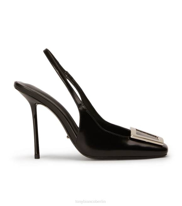 Stöckelschuhe| de Tony Bianco Frauen Ruski-Absätze Schwarz, hochglänzend 4624127