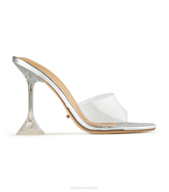 Stöckelschuhe| de Tony Bianco Frauen Serri-Absätze klares Vinylit/Silber 462493