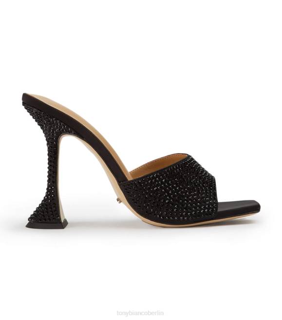 Stöckelschuhe| de Tony Bianco Frauen Serri-Absätze schwarzer Satin 4624162