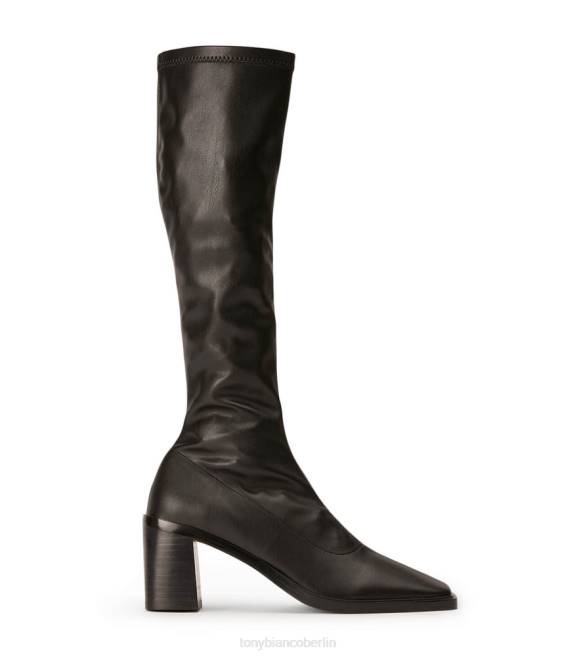 kniehohe Stiefel| de Tony Bianco Frauen Damon-Kalbsstiefel schwarze Venezia 4624425